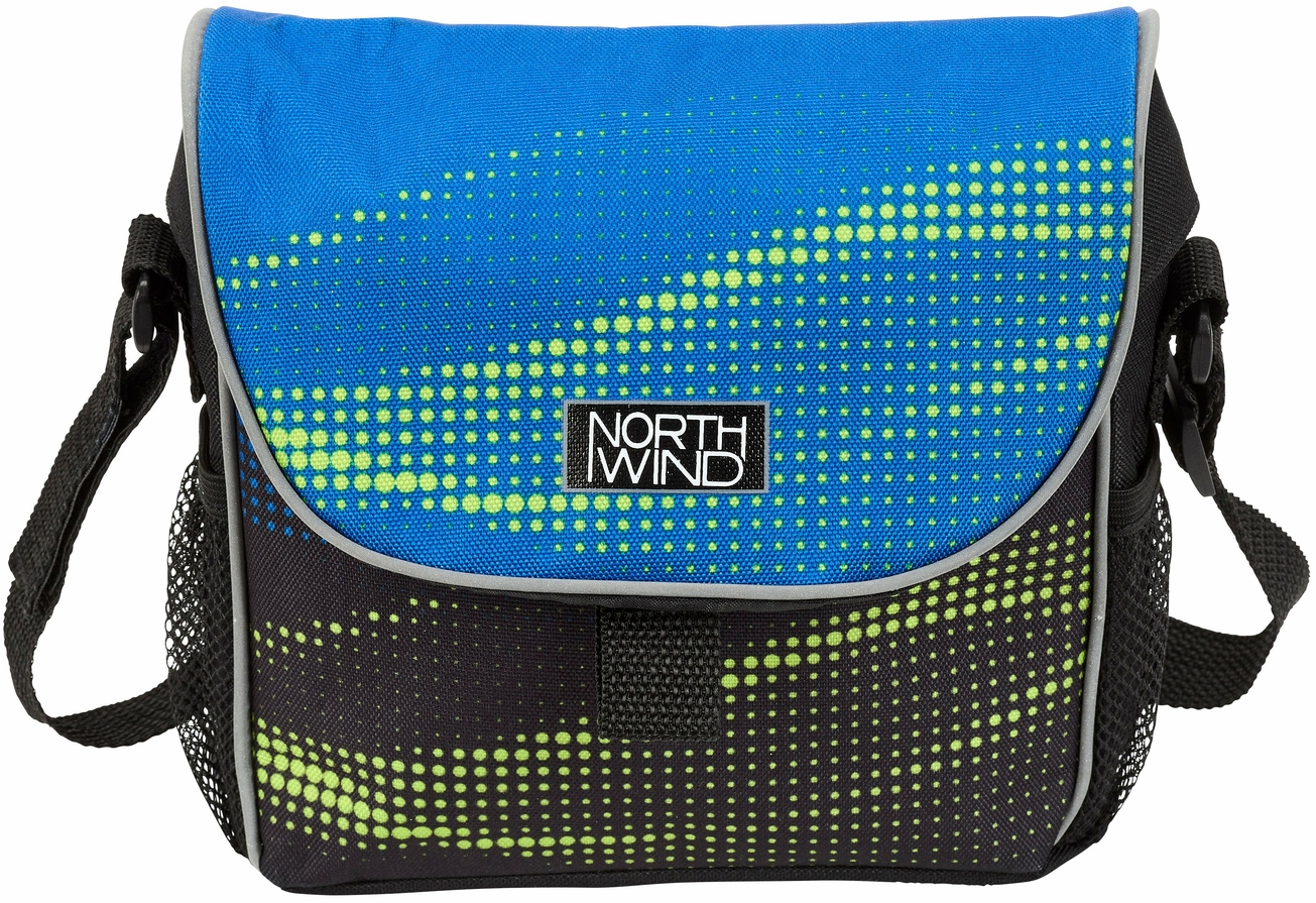 Northwind handlebar bag Waves junior blue / lime