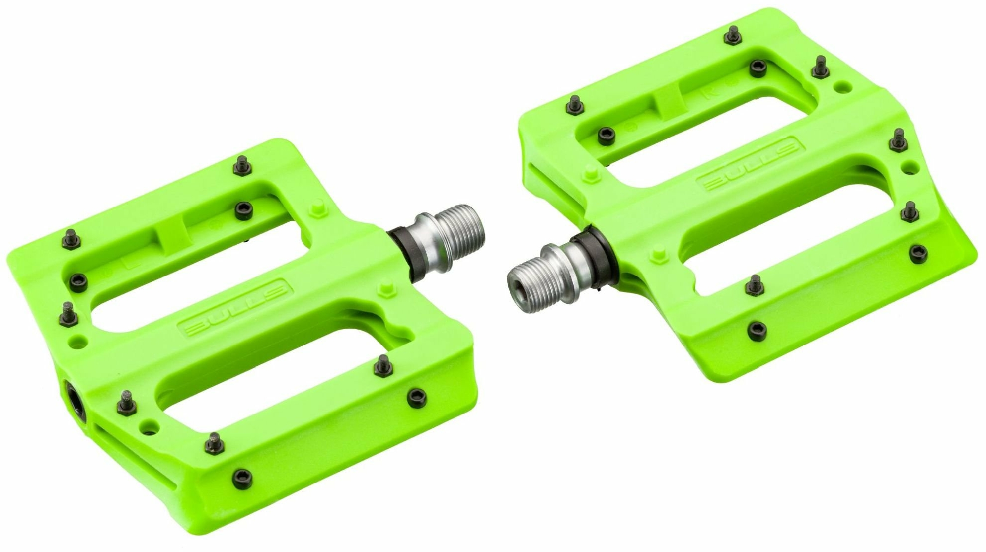 Bulls platform pedal plastic lime