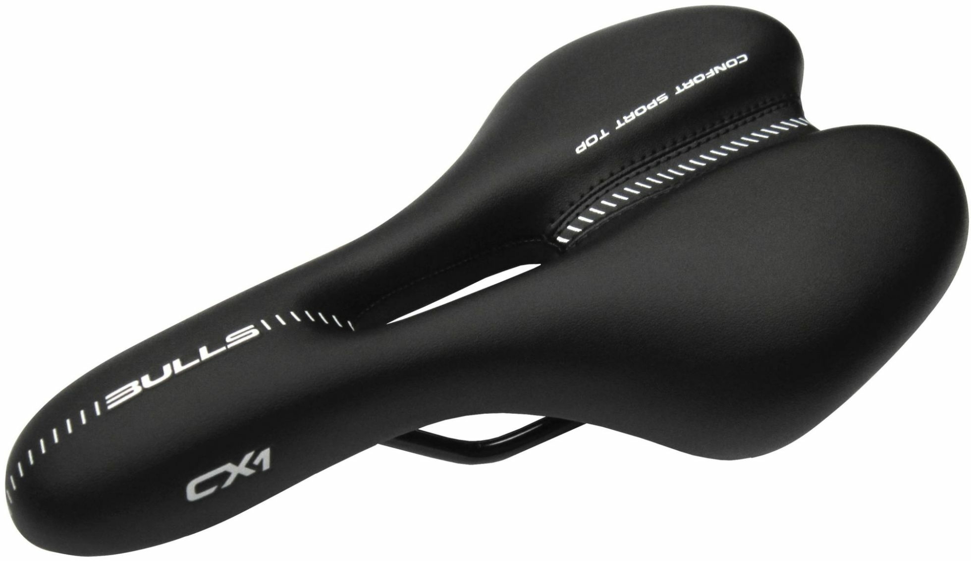 Bulls Racing / MTB CX1 black, unisex saddle