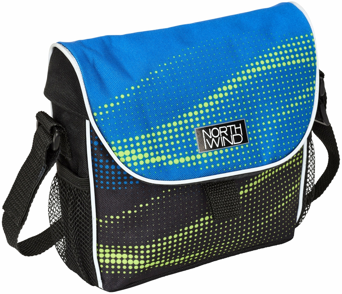 Northwind handlebar bag Waves junior blue / lime