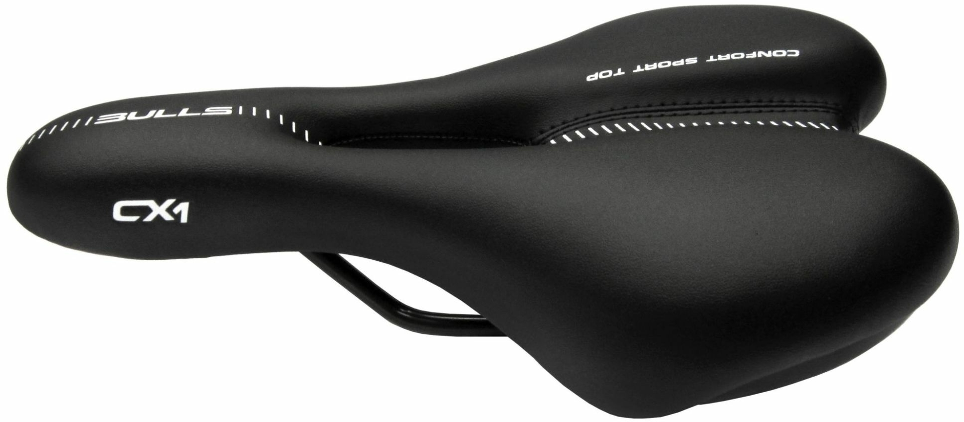 Bulls Racing / MTB CX1 black, unisex saddle