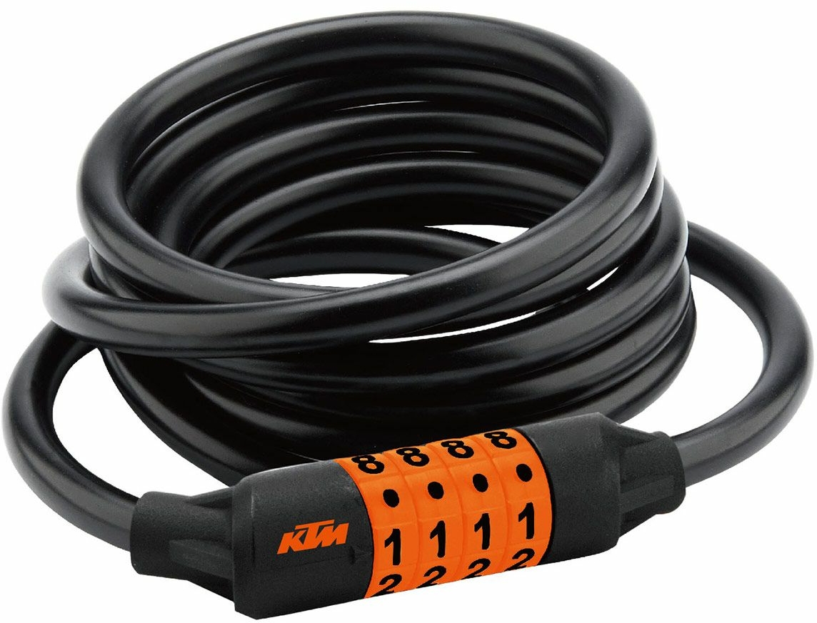 KTM cable lock Smart combination lock with number