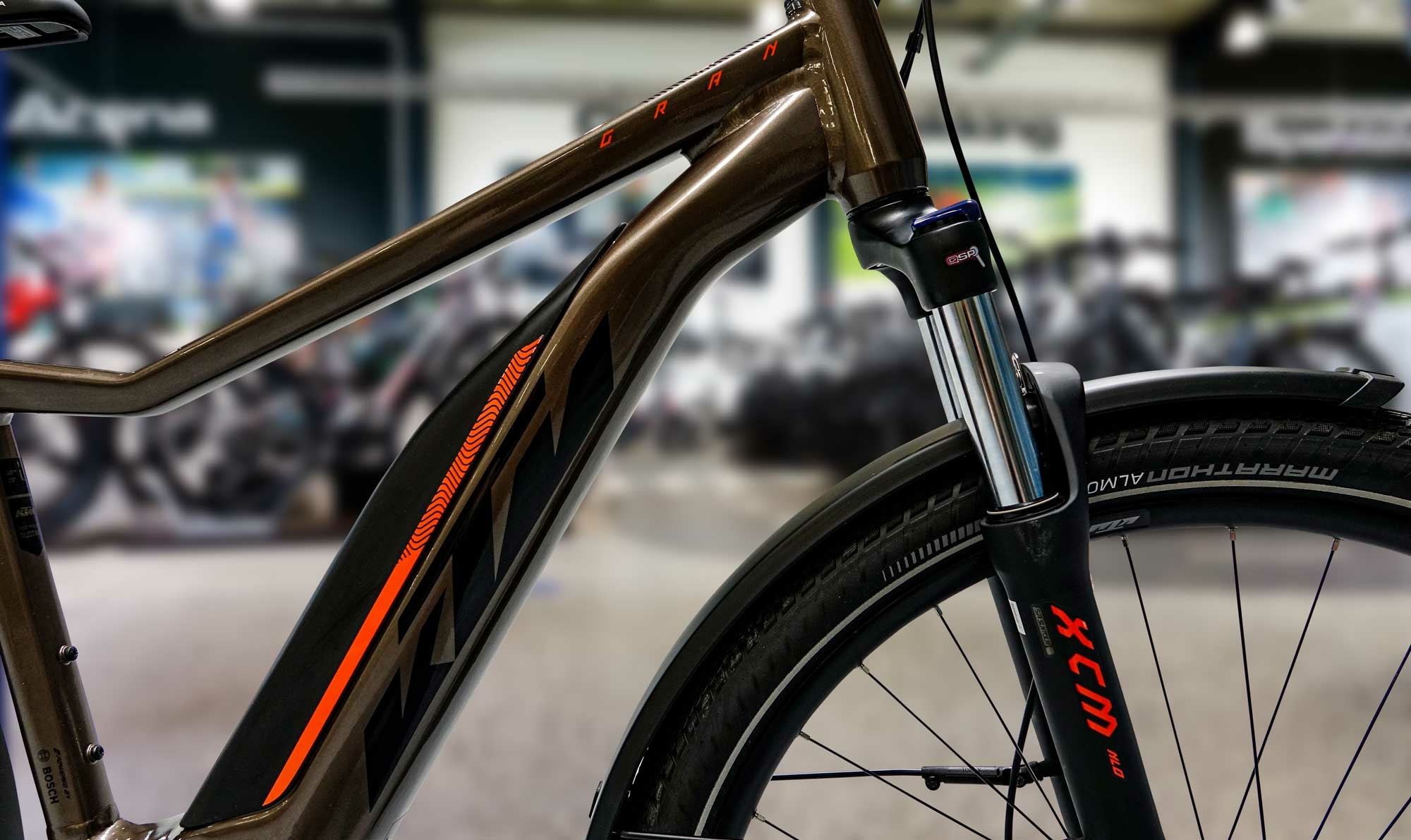 KTM MACINA GRAN P292 (500 Wh), catena 9 velocità, bici da uomo, diamante, modello 2021, 29 pollici