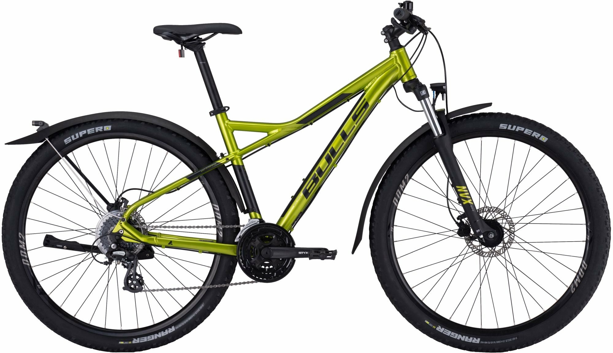 BULLS Sharptail Street 3 27.5, 24 speed derailleur, men's bike, diamond, model 2022/2023, 27.5 inches